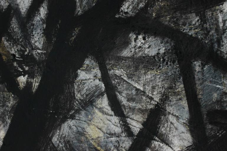 Original Abstract Expressionism Abstract Painting by Susdiyantoro Susdiyantoro