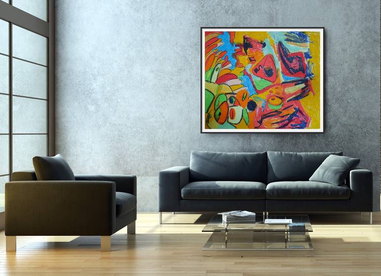 Original Fine Art Abstract Painting by Agata Bonda