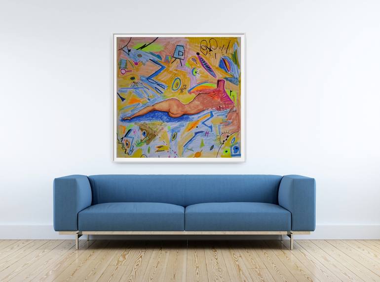 Original Figurative Abstract Painting by Agata Bonda