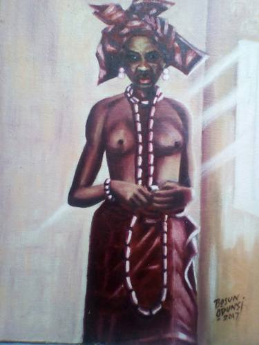 Print of Documentary Nude Paintings by Henry Odunsi