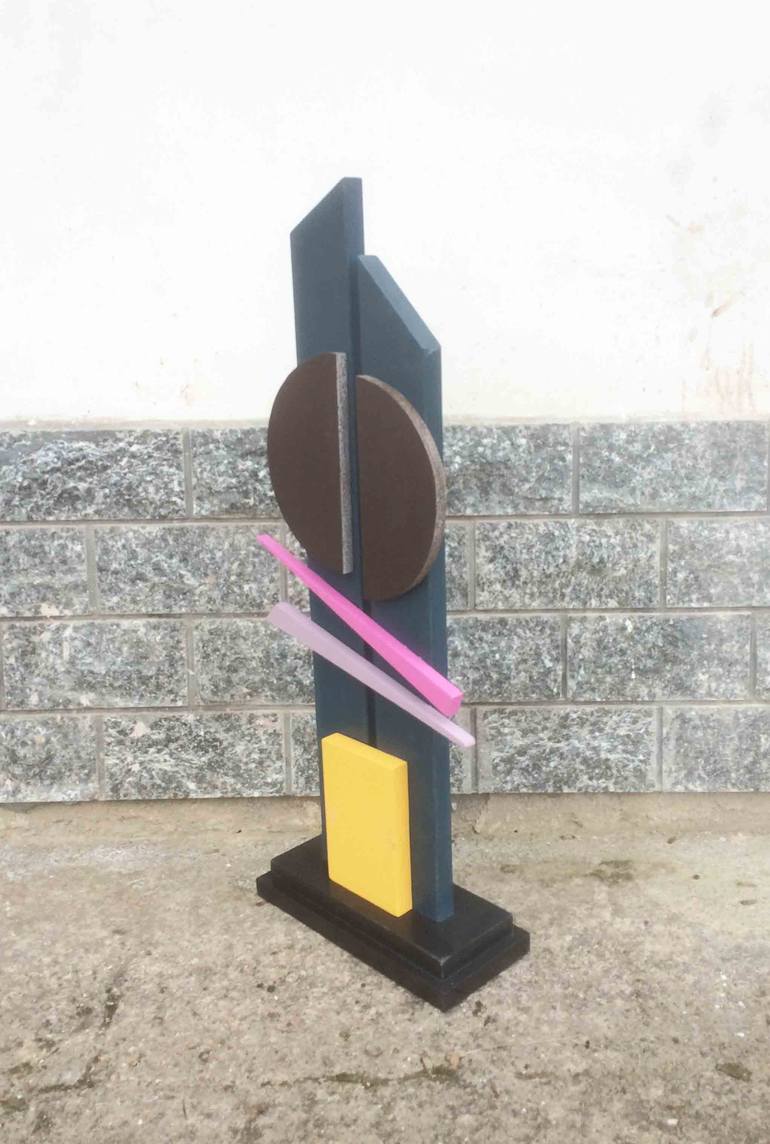 Original Art Deco Abstract Sculpture by Ken Aston