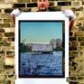 Richard holding Deja vu print