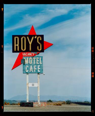 Roy's Motel Sign, Amboy, California thumb