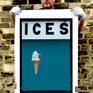 Ices blue teal Richard Heeps print