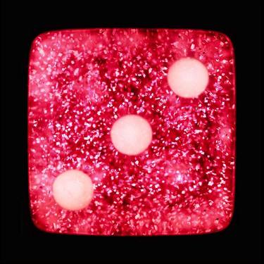 Heidler & Heeps Dice Series, Raspberry Sparkles Three thumb