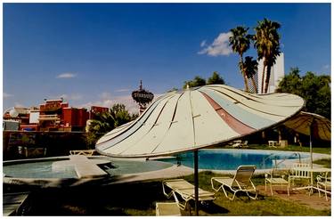 Poolside Parasol, El Morocco Motel, Las Vegas, Nevada, 2001 thumb