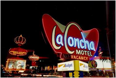 La Concha at Night, Las Vegas Strip, Nevada thumb