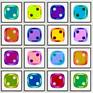 Dice series framed in black