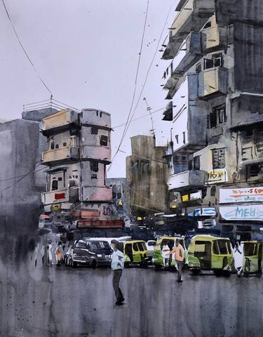 Original Fine Art Landscape Paintings by Mithil Thaker