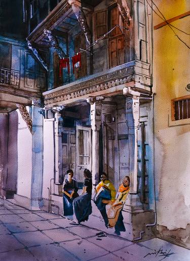 Print of Fine Art Architecture Paintings by Mithil Thaker