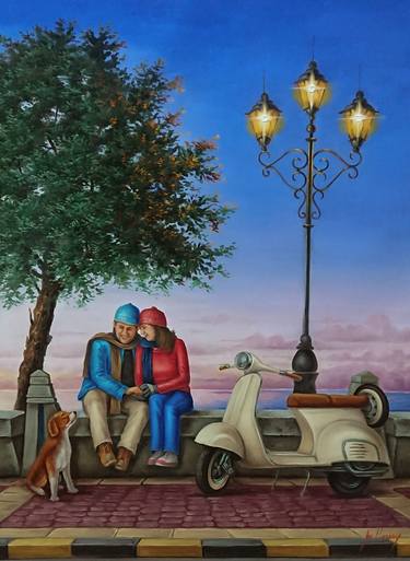 Original Fine Art Love Paintings by Amr El Gohary