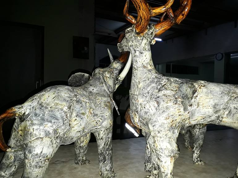 Original Figurative Nature Sculpture by Yani Daquis