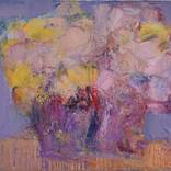 Still life in blue tones by Levko Mykytych