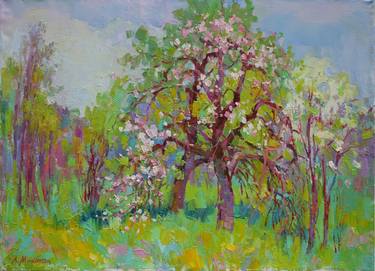 Original Impressionism Landscape Paintings by Levko Mykytych