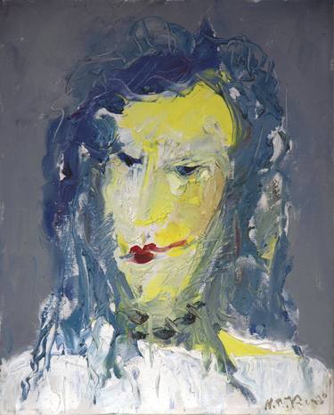 Original Expressionism Women Paintings by Nevzat Kica