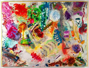 Original Abstract Expressionism Abstract Painting by Don Perley