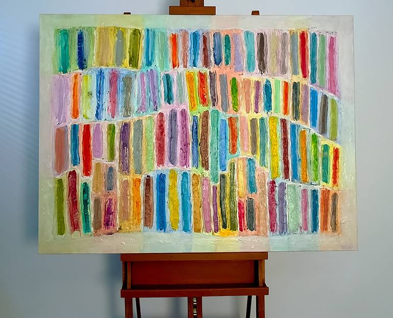 Original Abstract Expressionism Abstract Painting by Don Perley