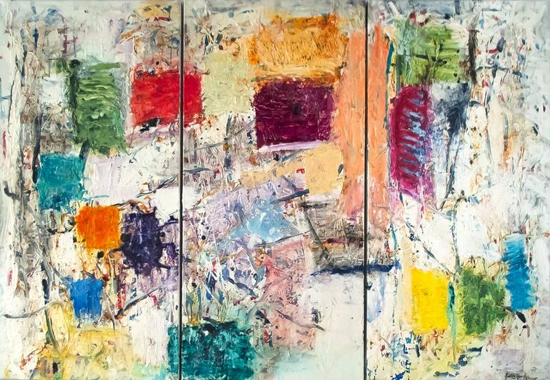 Original Abstract Expressionism Abstract Paintings by Don Perley