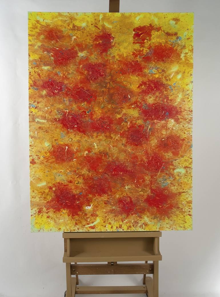 Original Abstract Expressionism Abstract Painting by Don Perley