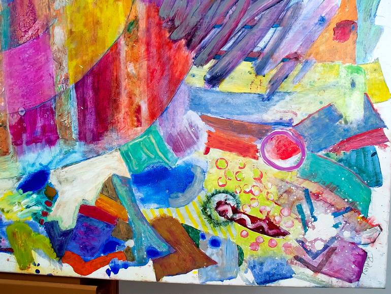 Original Abstract Expressionism Abstract Painting by Don Perley