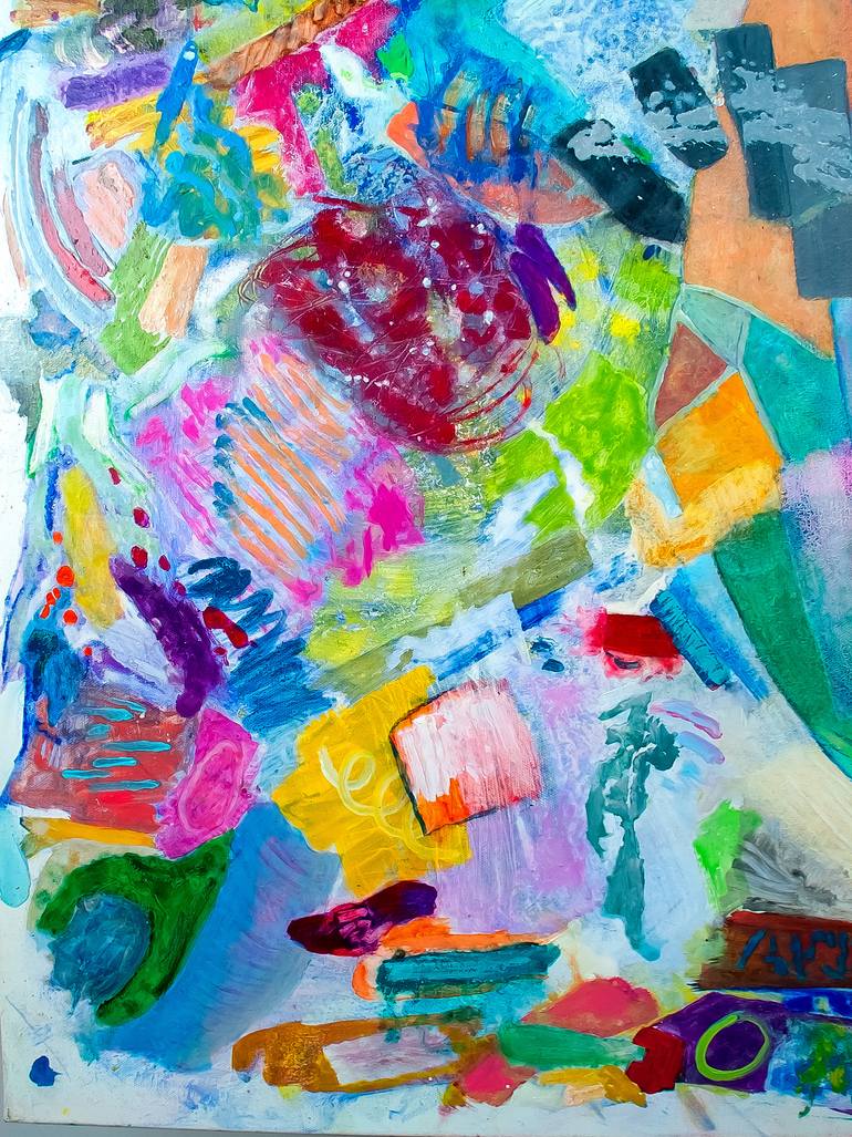 Original Abstract Expressionism Abstract Painting by Don Perley
