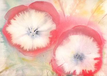 Print of Expressionism Floral Paintings by Olga Bachila