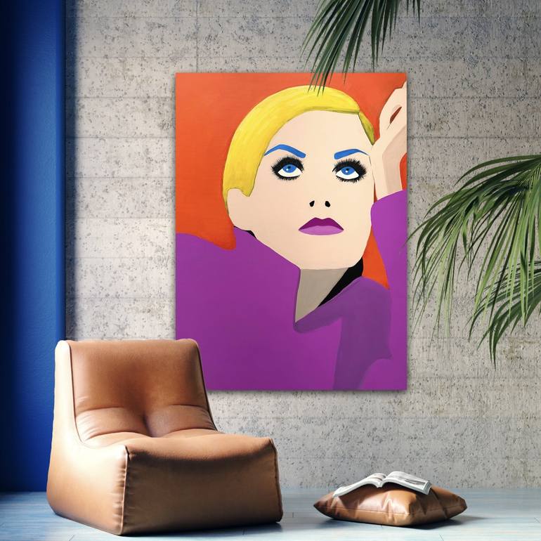 Original Pop Art Pop Culture/Celebrity Painting by Carol Measom