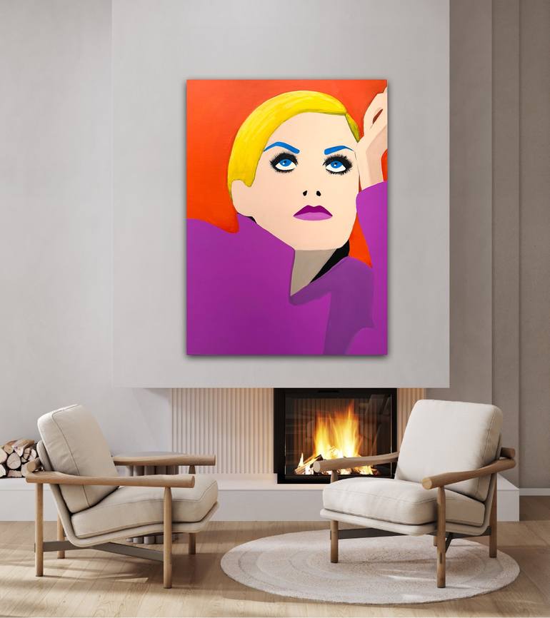 Original Pop Art Pop Culture/Celebrity Painting by Carol Measom