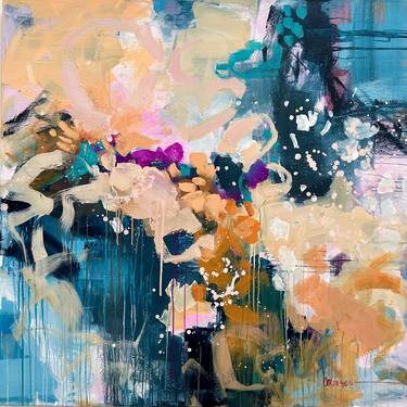 Original Abstract Expressionism Abstract Paintings by Carol Measom