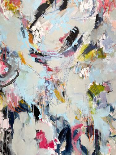 Original Abstract Expressionism Abstract Paintings by Carol Measom