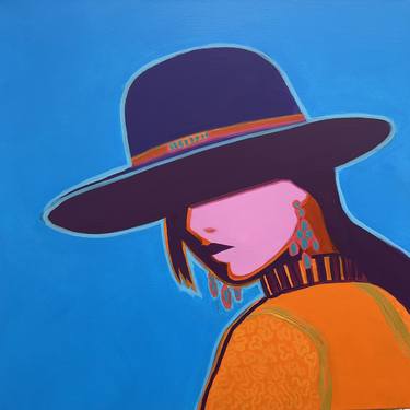 Original Figurative Women Painting by Carol Measom