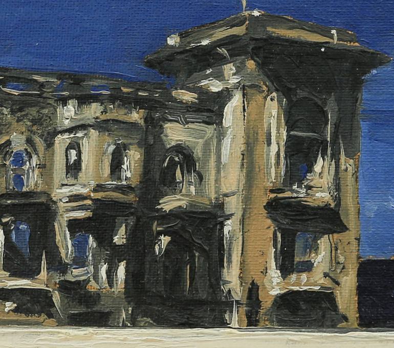 Original Expressionism Architecture Painting by Ash K