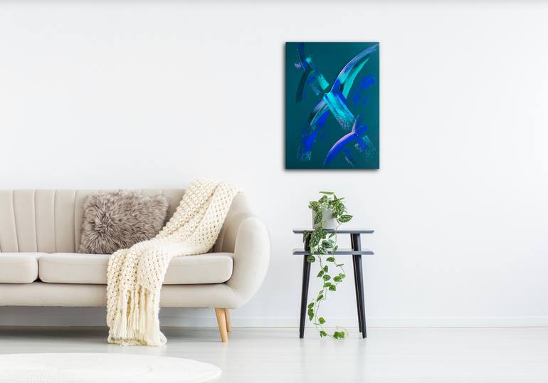 Original Abstract Expressionism Abstract Painting by Agnes Cavina