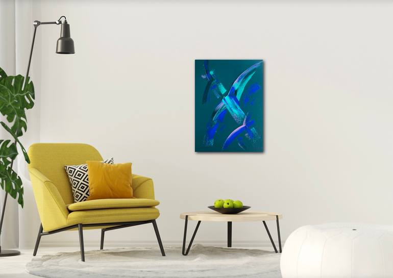 Original Abstract Expressionism Abstract Painting by Agnes Cavina