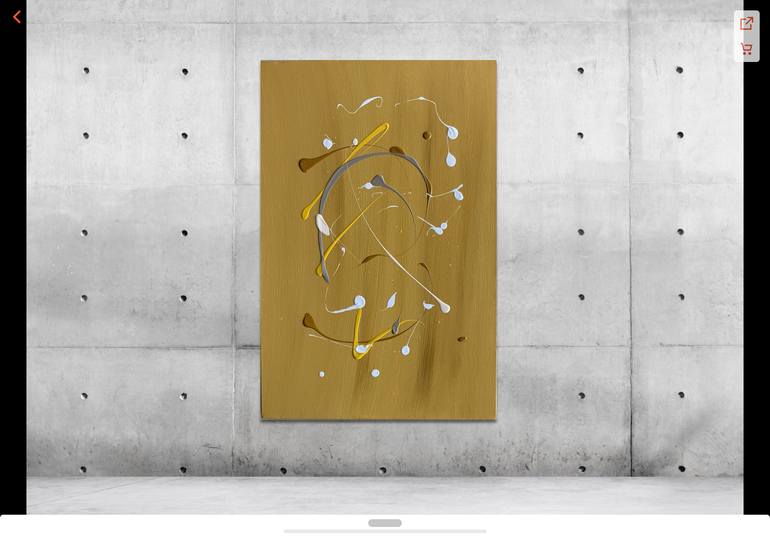 Original Abstract Expressionism Abstract Painting by Agnes Cavina