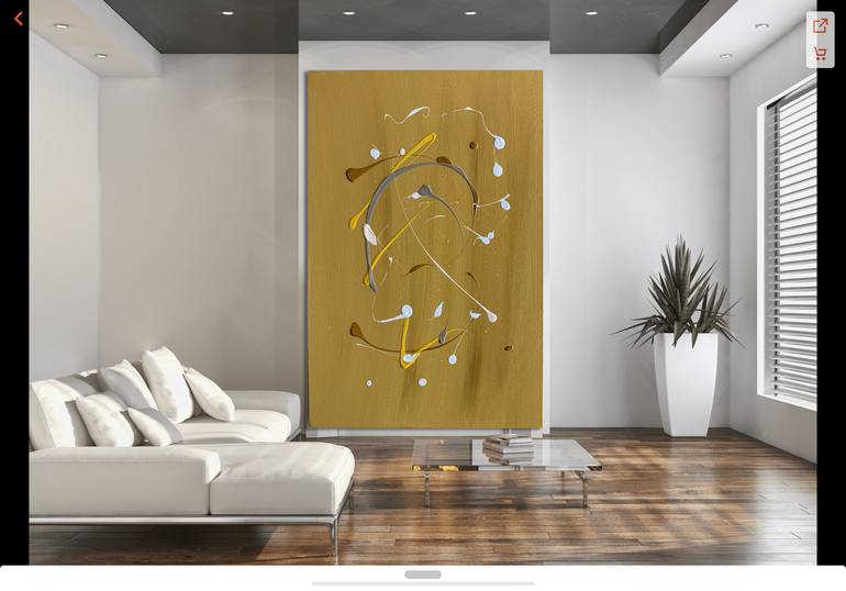 Original Abstract Expressionism Abstract Painting by Agnes Cavina