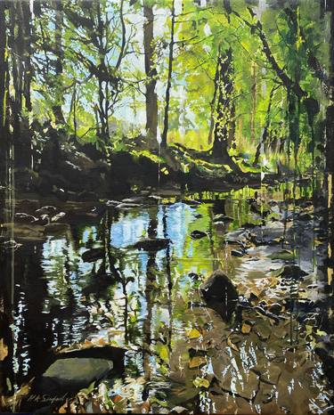 Original Impressionism Landscape Paintings by Helen Sinfield