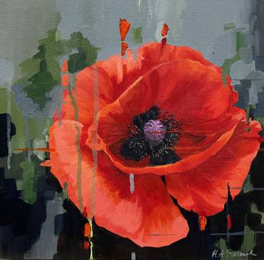 Original Impressionism Floral Paintings by Helen Sinfield