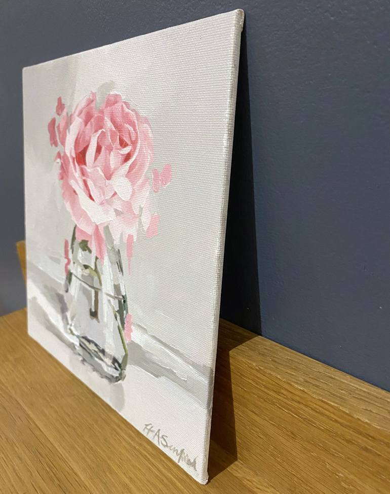 Original Impressionism Floral Painting by Helen Sinfield
