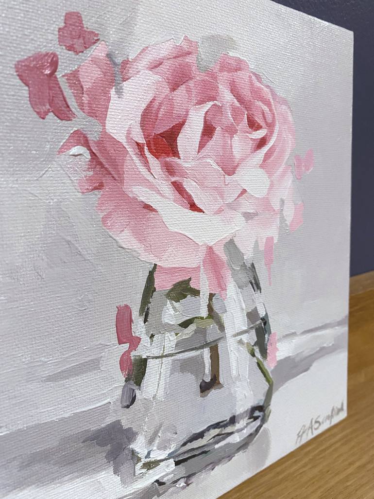 Original Impressionism Floral Painting by Helen Sinfield