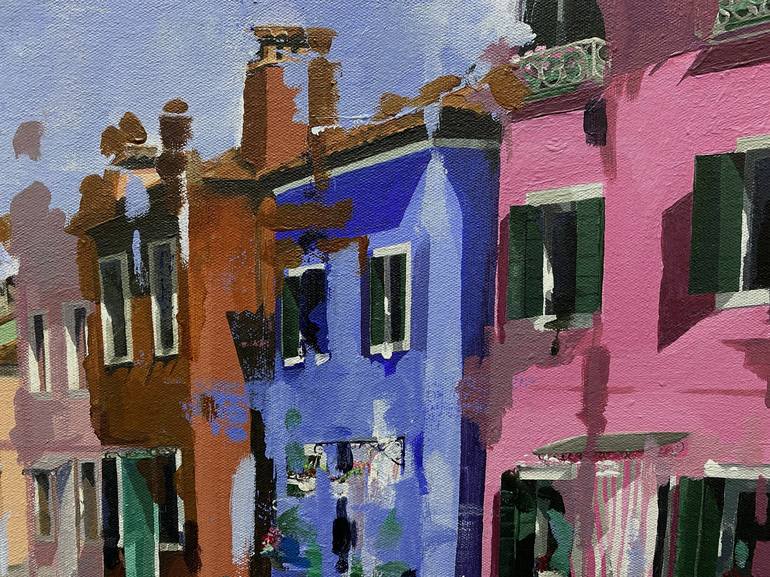 Original Impressionism Architecture Painting by Helen Sinfield