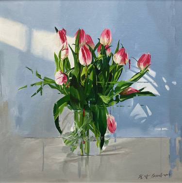 Original Fine Art Floral Paintings by Helen Sinfield