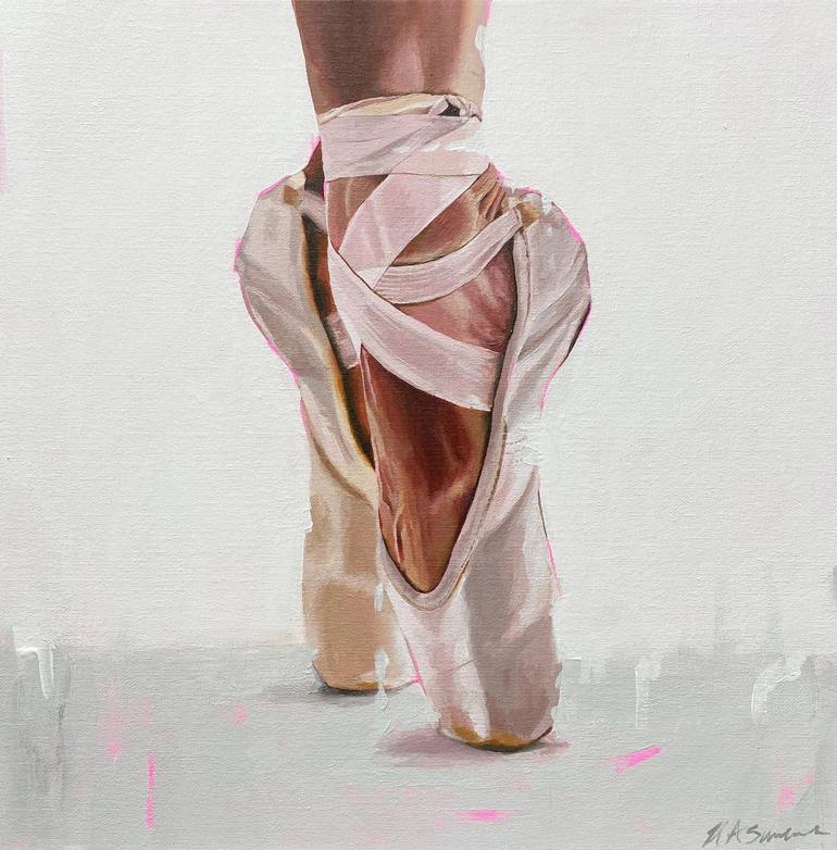 for mig overdrive stakåndet The Ballet Shoes Painting by Helen Sinfield | Saatchi Art