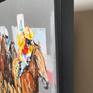 Horse Race Framed Detail