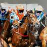 Horse Race Painting Detail