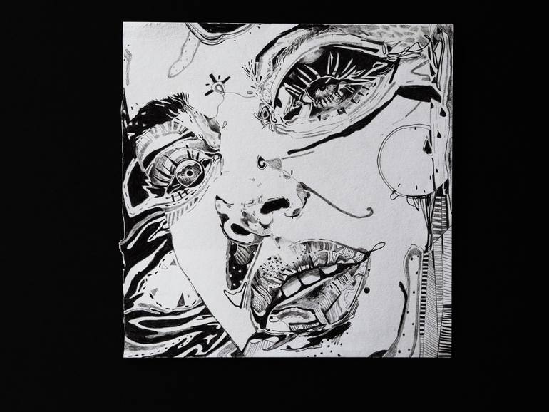 Original Illustration People Drawing by Poppy Roberts