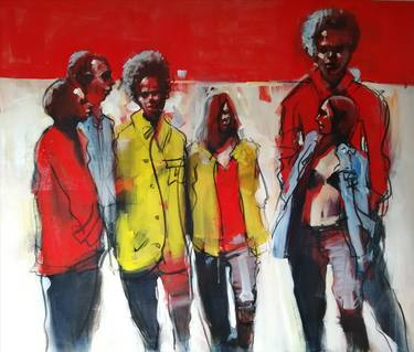 Saatchi Art Artist Stéphanie Lavanan; Painting, “Red love” #art