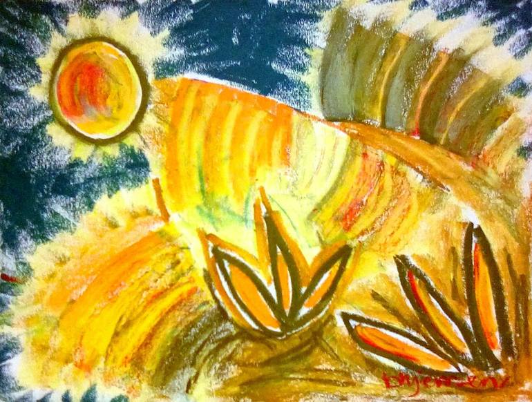 Sunrise Drawing by Barbara Jensen | Saatchi Art