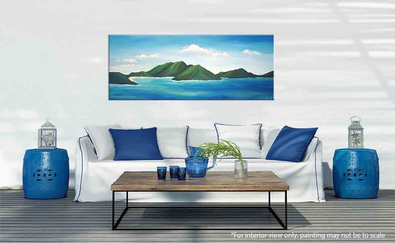 Original Fine Art Seascape Painting by Liz Whaley