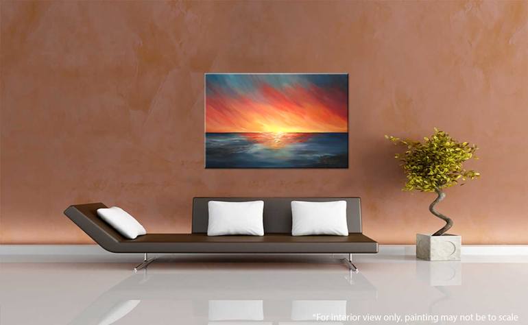 Original Modern Seascape Painting by Liz Whaley